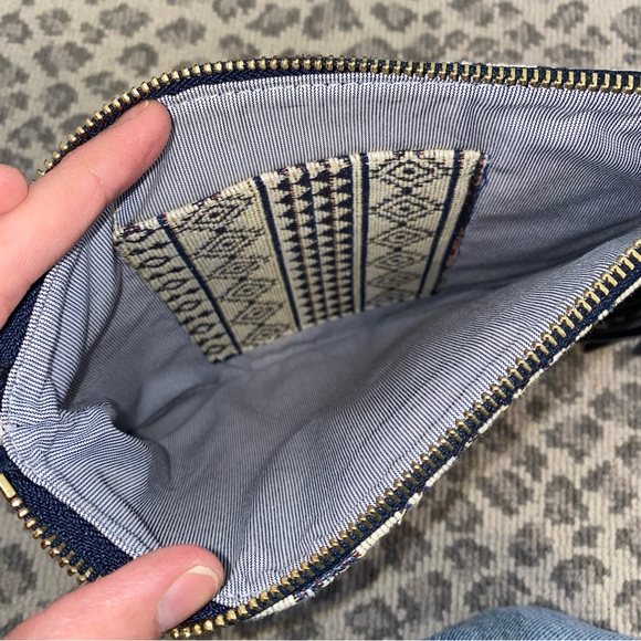 Gigi New York All in One Bag Navy and Cream - Picture 2 of 3